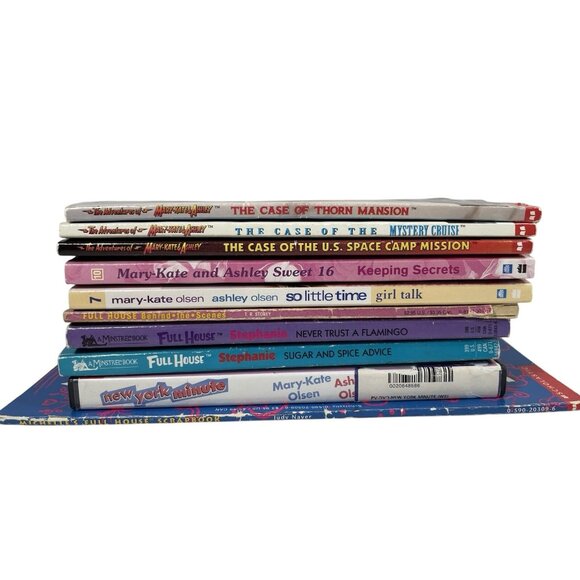 10 Mary Kate Ashley Olsen Book DVD Lot Full House Adventure Little Time Sweet 16 - Picture 2 of 8